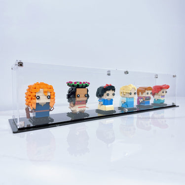 Premium Wall Mounted Display Case for Six Lego Headz